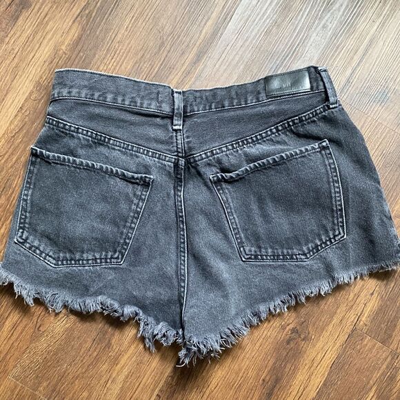 MNG Black Distressed Denim Shorts - Picture 5 of 5
